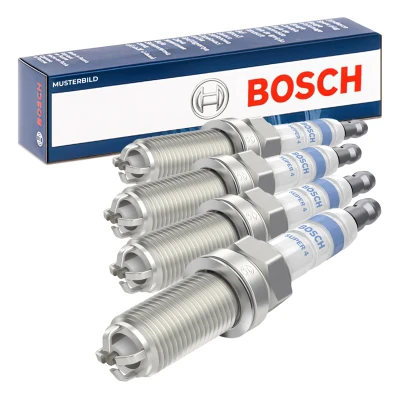 Abbildung von BOSCH 0 242 232 802 Zündkerze M 14 x 1,25 SW: 16 OPEL: Corsa D Schrägheck, Astra J Zafira B, VOLKSWAGEN: Golf 4 Schrägheck
