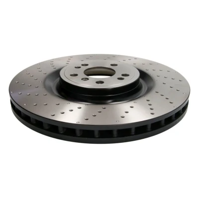 Abbildung von TRW DF6687S Bremsscheibe 375 36 5 112 gelocht/innenbel. lackiert MERCEDES BENZ: GL, GLE SUV, ML Klasse