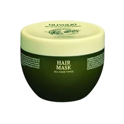 Abbildung von Olivolio Haarmaske mit 93% natürlichen Inhaltsstoffen &amp; 100% Bio Olivenöl für alle Haartypen 250 ml