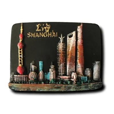 Abbildung von 3D Souvenirs Shanghai Kühlschrankmagnet, Kunstharz, Aufkleber, Heim und Küchendekoration aus China