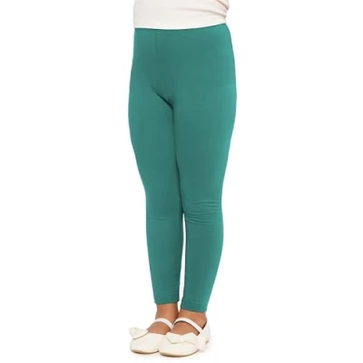 Abbildung von Merry Style Mädchen Lange Leggings aus Baumwolle MS10 225 (Dunkeltürkis, 128 cm)