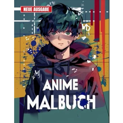 Abbildung von Anime Malbuch: [Neue Ausgabe] Jungen Malbuch für Kinder 50+ Seiten und Teenager im Alter von 6 12 Jahren.