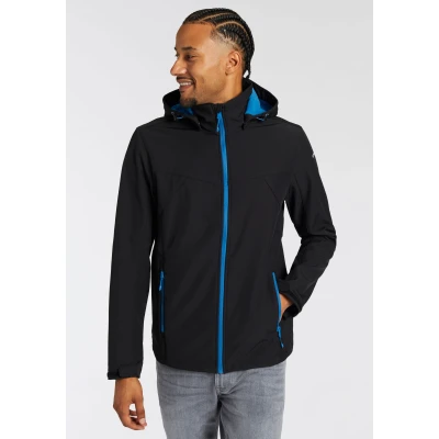 Abbildung von Icepeak SOFTSHELLJACKE &quot;H BRIMFIELD&quot;, mit Kapuze, dezenten Logoschriftzügen