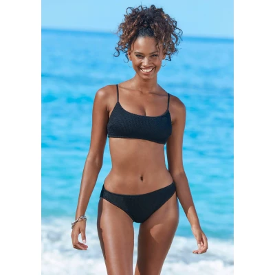 Abbildung von Lascana Bustier Valeria Bikinitop, Damen, Größe: SxC/D, Black