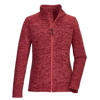 Abbildung von killtec Damen Strickfleecejacke/Fleecejacke mit Stehkragen KOW 113 WMN KNT FLC JCKT, weinrot, 50, 41804 000