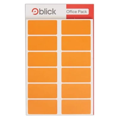 Abbildung von Blick Etiketten (25 x 50 mm, Vorteilspackung) 320 Stück orange