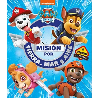 Abbildung von Paw Patrol Patrulla Canina. Recopilatorio de cuentos Misión por tierra, mar y aire (Nickelodeon)