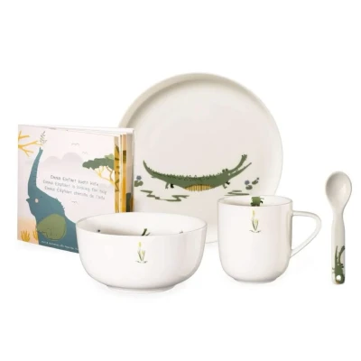Abbildung von ASA Selection Kinderservies Kids Croco Krokodil 5 teilig