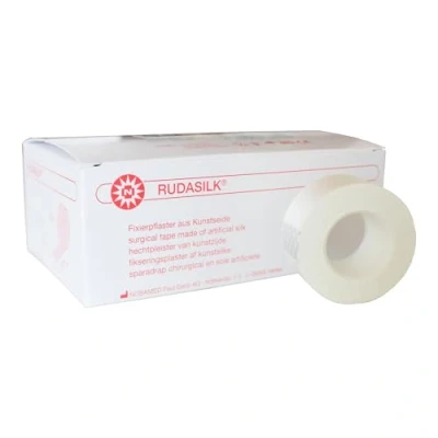 Abbildung von Rudasilk Fixierpflaster 2,5 cmx9 m o.Sei 12 St