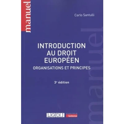 Abbildung von Introduction au droit européen: Organisations et principes