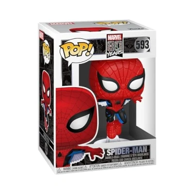 Abbildung von Funko Spielfigur POP Marvel 80th First Appearance Spider Man