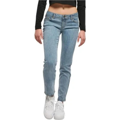 Abbildung von Urban Classics Jeans Straight Leg, Damen, Größe: 29, Tinted lightblue washed