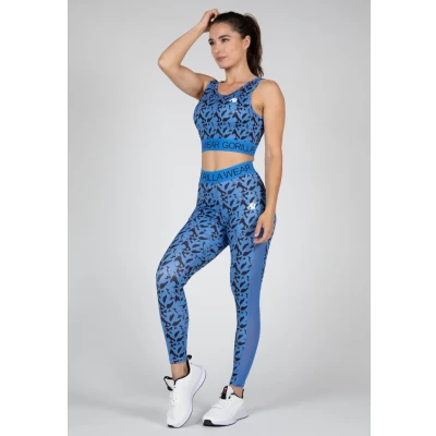 Abbildung von Gorilla Wear Osseo Leggings Strümpfe, Damen, Größe: XS, Blue