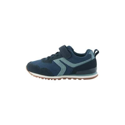 Abbildung von Next WIDE FIT ONE Strap Elastic LACE Sneaker low für Kinder, Größe: 28, Navy blue Schuhe