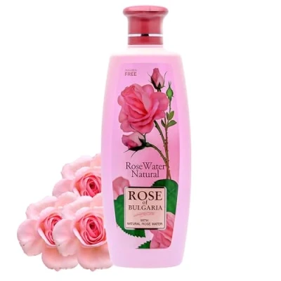 Abbildung von Biofresh cosmetics Rose of Bulgarien natürliches Rosenwasser mit Rosenöl für gesicht , gesichtswasser gesichtspflege, toner 330ml
