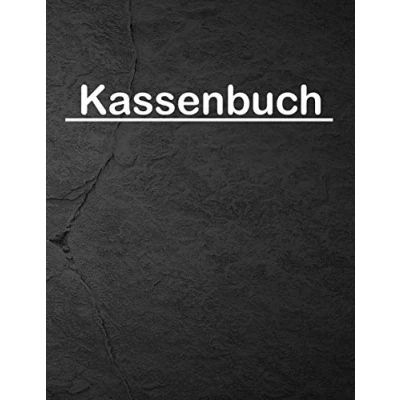 Abbildung von Kassenbuch: Einnahmen Ausgaben Buch für Kleinunternehmer und Selbstständige sowie Vereine Barzahlungen übersichtlich in einem Buchhaltung Heft festhalten DIN A4 110 Seiten (Stein gerissen grau)
