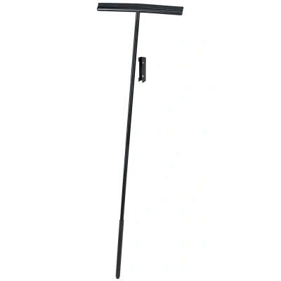 Abbildung von WENKO Wasserabzieher &quot;Modell Rosole&quot;, Boden und Fensterwischer mit Wandhalter, Edelstahl, 40 cm Wischbreite