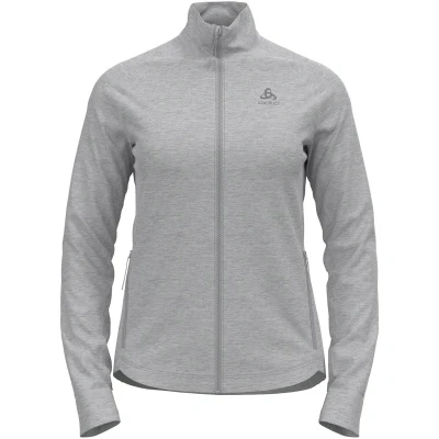Abbildung von Odlo Damen Langarm Shirt mit Reißverschluss BERRA, grey melange, XL