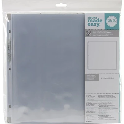 Abbildung von WE R Memory Keepers 660150 Seite Protektoren Ring, 30,5 x cm 10 Stück