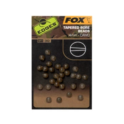 Abbildung von Fox Edges Camo Tapered Bore Bead 4mm 30 Stück Karpfen Vorfachmaterial