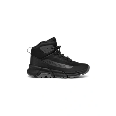 Abbildung von Geox J Flexyper PLUS Sneaker high für Kinder, Größe: 36, Black dark grey Schuhe