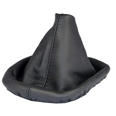 Abbildung von L &amp; P Car Design L&amp;P A0015 Schaltsack Schaltmanschette 100% Echtleder kompatibel mit BMW 3er e46 Leder in Schwarz