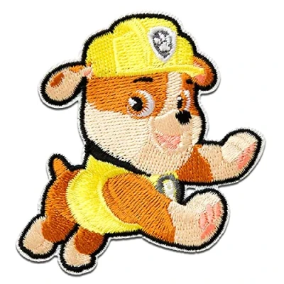 Abbildung von Catch the Patch Aufnäher Bügelbild, Aufbügler, Applikationen, Patches, Flicken, zum aufbügeln, Polyester, Rubble Größe: 6,1 x 6,3 cm