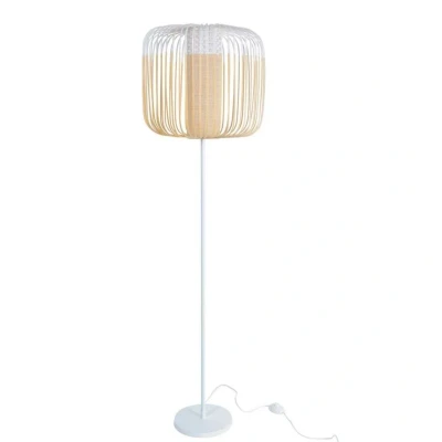 Abbildung von Forestier Bamboo Light Stehlampe 1 flammig weiß