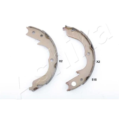 Abbildung von ASHIKA 55 05 515 Handbremsbeläge Hinterachse MITSUBISHI: Outlander 2 SUV, SUBARU: Forester III, Impreza III Schrägheck