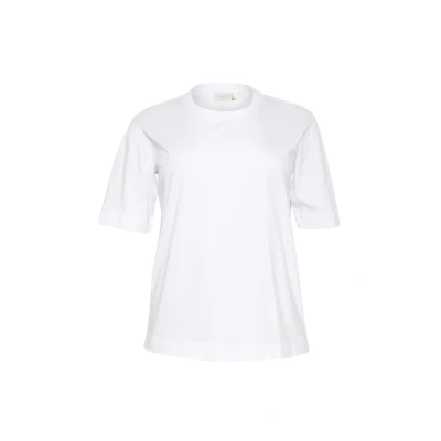 Abbildung von Kaffe Curve MINA Tshirt basic, Damen, Größe: 50/52, Optical white