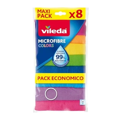 Abbildung von Vileda Fensterreiniger Mikrofaser Allzwecktuch XXL 8 er Pack 30 x
