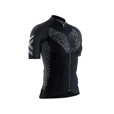 Abbildung von X Bionic Damen Twyce 4.0 Bike Zip, Short Sleeve Shirt, Opal Black/Arctic White, S