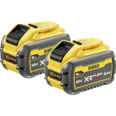 Abbildung von Dewalt Akku 18V XR Flex Volt Ersatzakku DCB547 rückwärtskompatibel für sowohl 54V als auch Akkuwerkzeuge 2 Stück