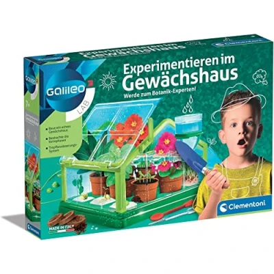 Abbildung von Clementoni® Experimentierkasten Galileo, Experimentieren im Gewächshaus, Made in Europe