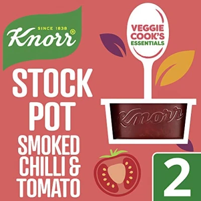 Abbildung von Knorr Veggie Cook&#039;s Essentials Suppentopf für Chili und Tomaten, 2 x 26 g