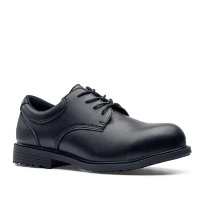 Abbildung von Shoes for Crews Cambridge II ST Bequeme Sicherheitsschuhe mit Zehenkappe, gepolsterte Einlegesohlen, Rutschhemmende Laufsohle, klassischer Stil, S2 SRC für Damen und Herren