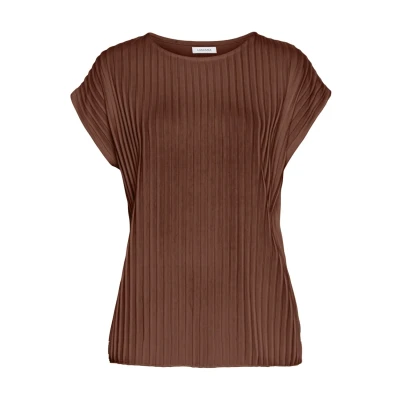 Abbildung von Lascana Tshirt basic, Damen, Größe: 36/38, Rostbraun