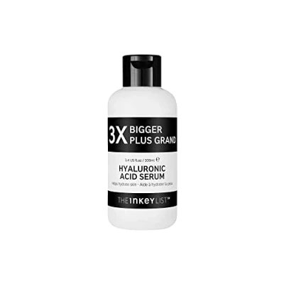 Abbildung von The INKEY List 2% Hyaluronsäure Hydrating Serum Supersize 3x größer zur Plumpung und Glättung der Haut für alle Hauttypen 100 ml