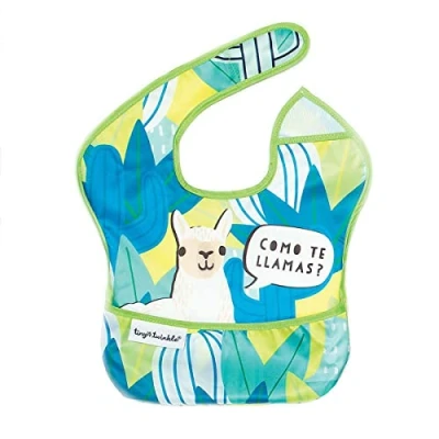 Abbildung von Tiny Twinkle EB 10 Lätzchen aus Repeltex wasserdicht mit Tasche Como te Llamas 80 g