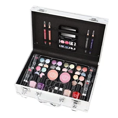 Abbildung von Briconti Darling Kosmetikkoffer vegane Kosmetik mit Schminke Make Up Set für unterwegs, zum Reisen und Verschenken