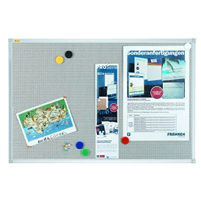 Abbildung von Franken Textiltafel Pin&#039;n&#039;Mag X tra!Line 120x90cm grau