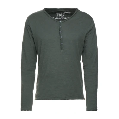 Abbildung von Key Largo Ginger Langarmshirt, Herren, Größe: Small, Bottle green