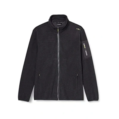 Abbildung von CMP MAN Jacket Fleecejacke, Herren, Größe: 54, Antracite/grey/acido