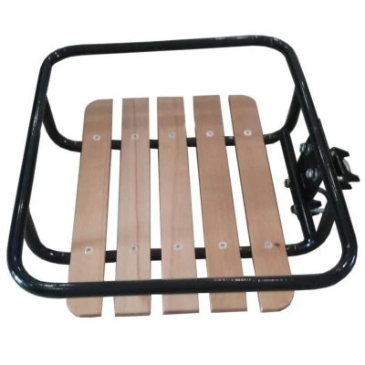 Abbildung von BENSON Fahrrad Gepäckträger Frontträger 24 oder 28 Schwarz Holz