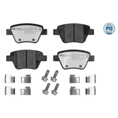 Abbildung von MEYLE 025 245 6317/PD Bremsbelagsatz VOLKSWAGEN: Golf 6 Variant, Caddy 3 Kombi, SKODA: Octavia 2 Combi, AUDI: A3 Cabrio
