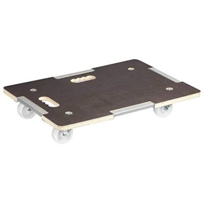 Abbildung von WAGNER Transporthilfe MM 1381 I 64 x 44 11 cm Tragkraft 250 kg ideal für schwere Stapelbehälter Euro Format Ergo Griffe Ladungssicherung rutschfeste Oberfläche 20138101