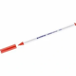 Abbildung von edding 10 x Textilpen 4600 Rundspitze 1mm rot