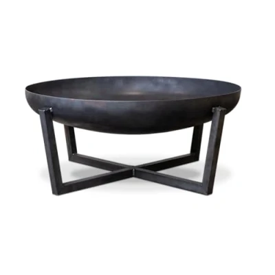 Abbildung von SOUK ONE Feuerschale Madrid 80 cm, Feuerstelle für den Garten, Feuerschalen, Terrasse und Balkon, Feuertonne Feuerkorb (Ø 80cm Madrid)