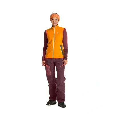 Abbildung von ORTOVOX Fleece Vest Women Female Mid layer Autumn Leaves S