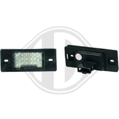 Abbildung von DIEDERICHS LID10410 Kennzeichenleuchte LED hinten VOLKSWAGEN: Passat B5 GP Variant, Tiguan I, Golf 5 AUDI: TT Coupe, PORSCHE: Cayenne